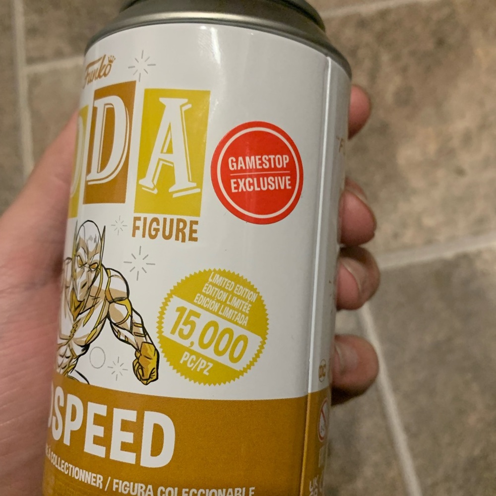 Funko Soda DC Comics The Flash Godspeed 1/15,000 Opened Can Common Variant - Picture 2 of 8